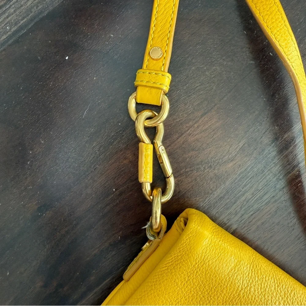 Marc by Marc Jacobs Yellow Leather Too Hot To Handle Sofia Crossbody Bag - Picture 10 of 10